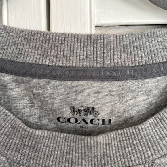 Coach Gray Rexy Dinosaur Graphic Sweatshirt - Picture 2 of 5